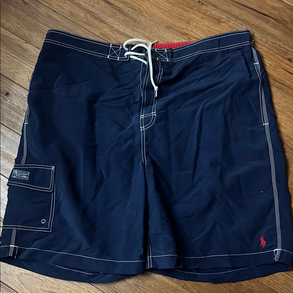 Polo by Ralph Lauren Men's Dark Blue Board Shorts